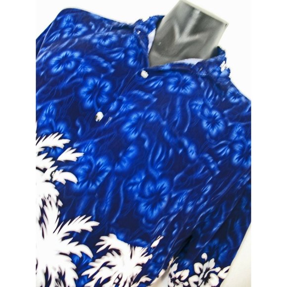 Mango Hawaiian Tropical Island Camp Shirt Sz XXL, Polyester - Picture 4 of 10